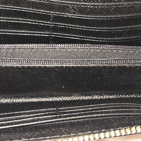 Coach black zip around wallet - Picture 2 of 2
